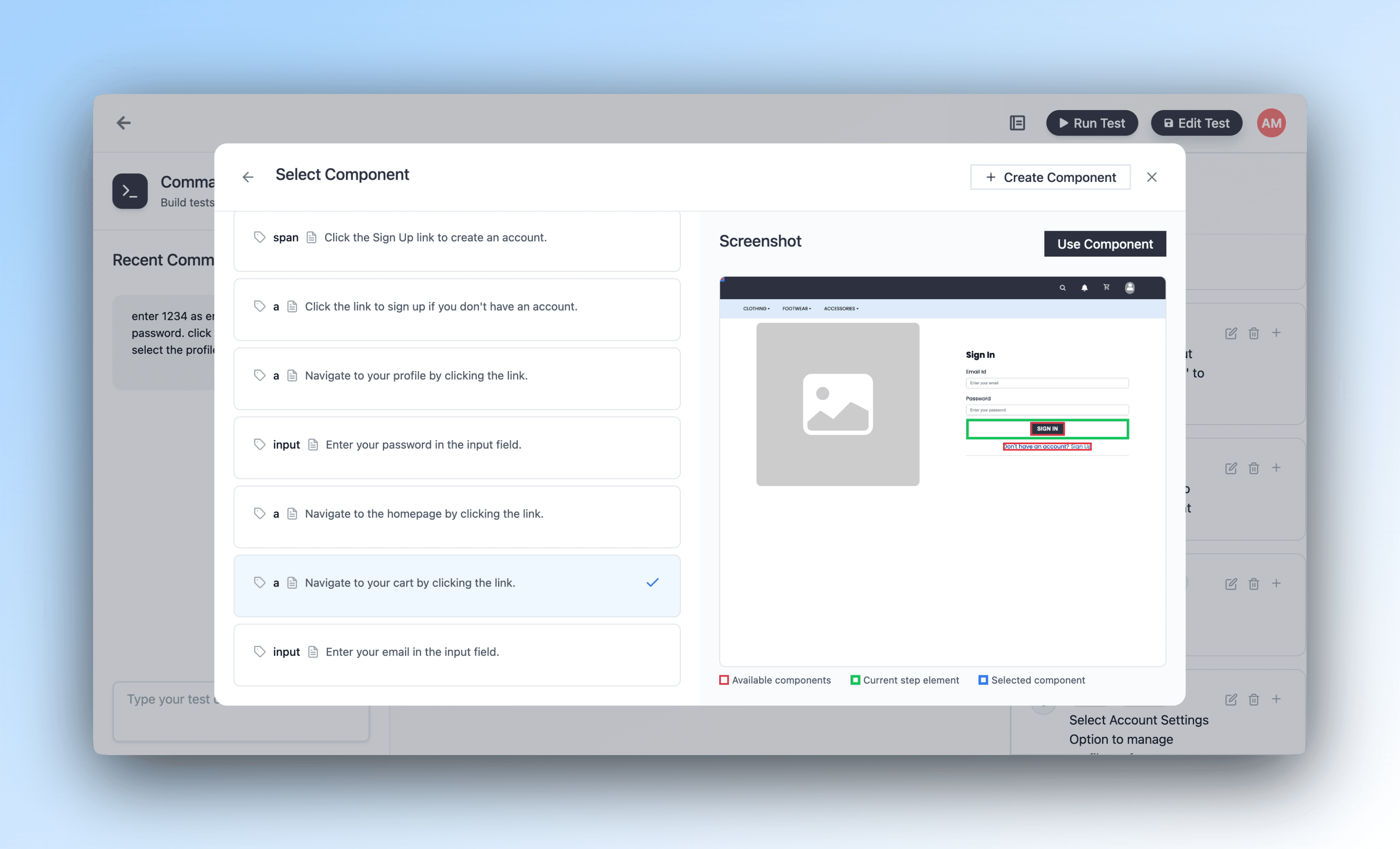 Use Component Interface